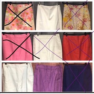 J. Crew pencil skirts size 12 pick what yo…